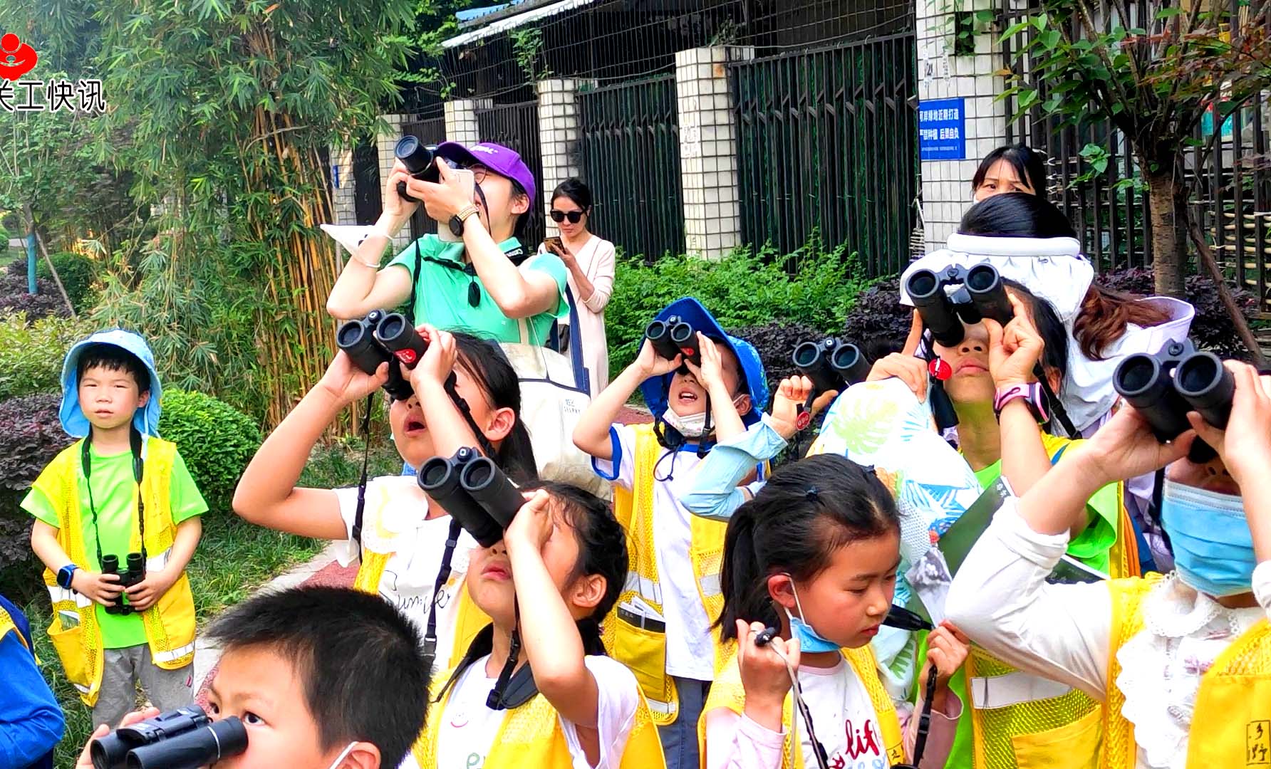 （研学动态）成都市九里堤街道企业关工委带孩子们走进自然乡野研学 去与鸟儿对话